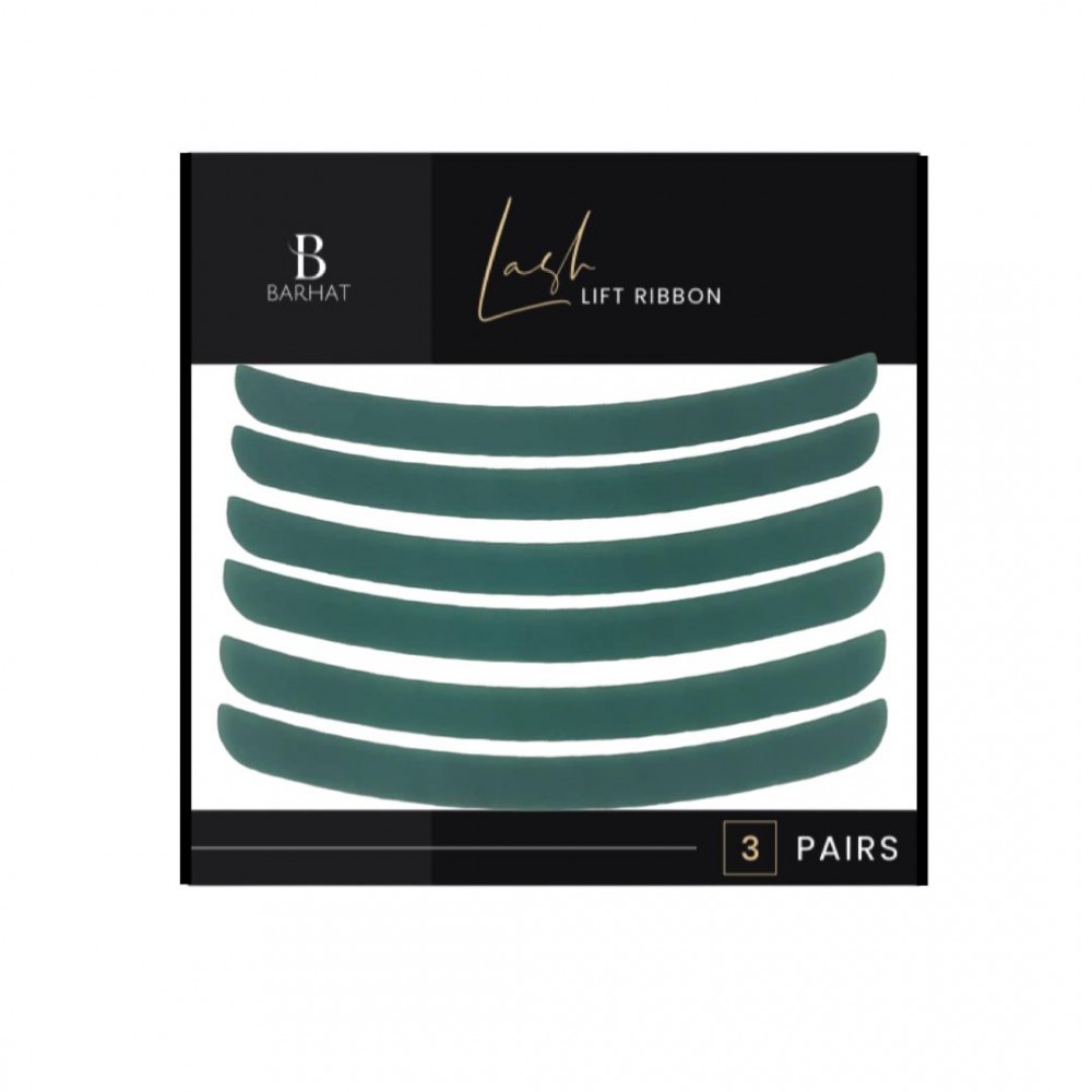 Silicon lash ribbon for fixing the lashes on the lift curlers - set 3 pairs