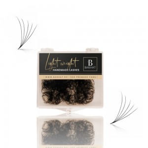 Lash extensions D 5D premade fans Barhat 500 pieces