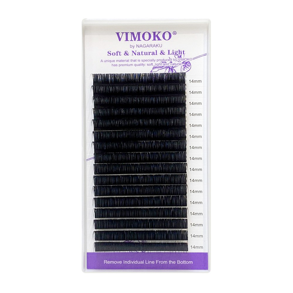 Lash Extensions Vimoko by Nagaraku Black Matte Curvature D