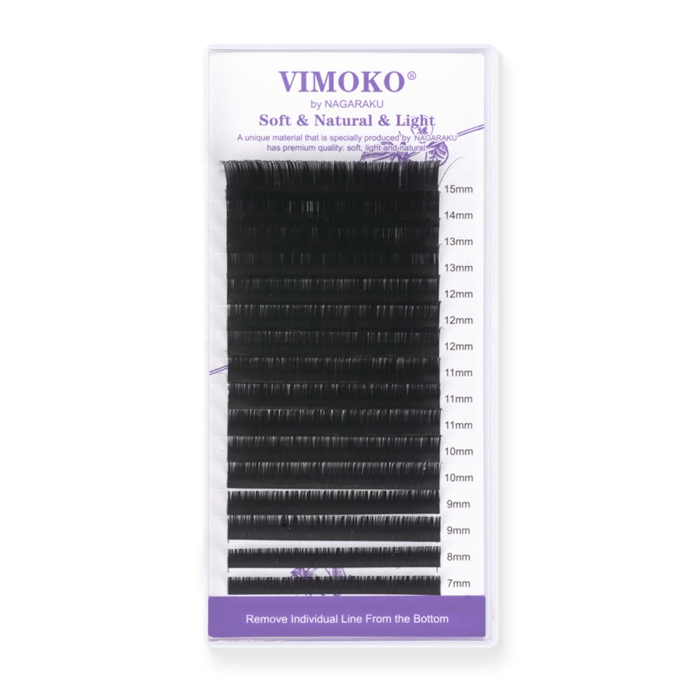 Vimoko by Nagaraku Lash Extensions MIX black matte curvature L