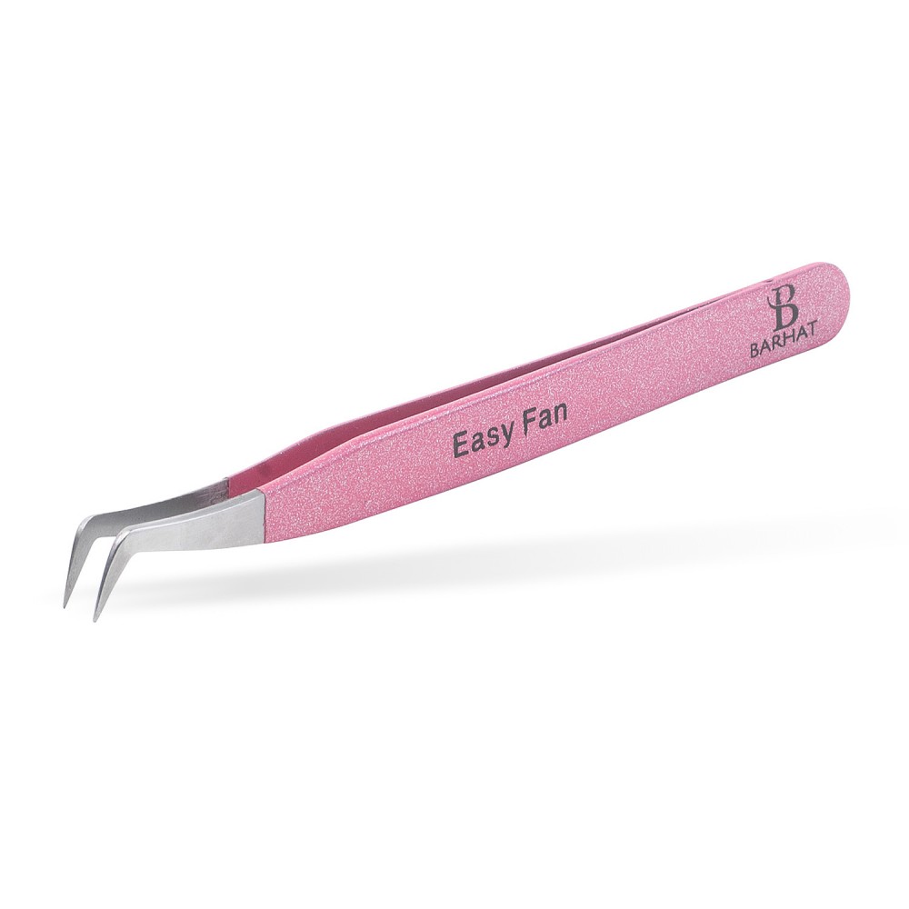 Tweezers lash extensions Easy Fan Barhat