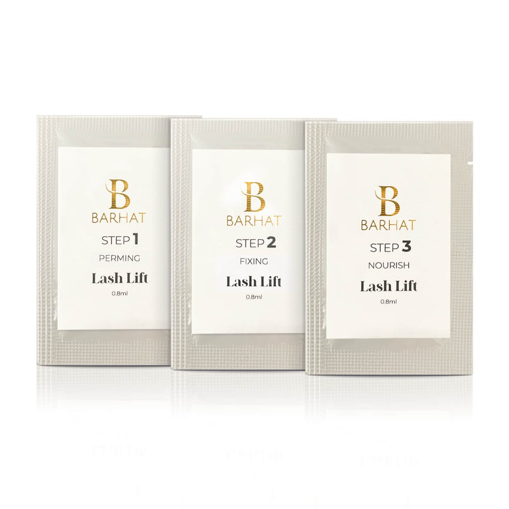 Set 3 lift packets lash/brows Perming/Fixing/Nourish