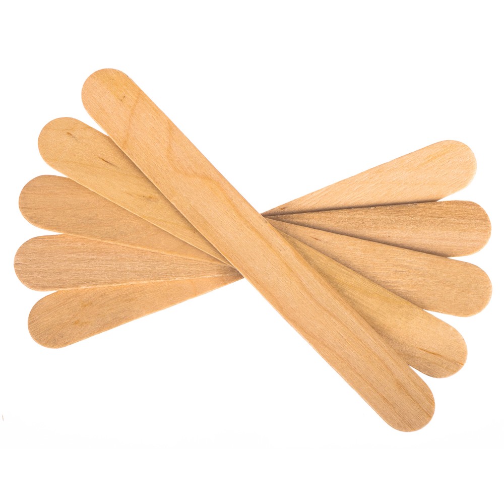 Wooden spatulas - 100 pieces