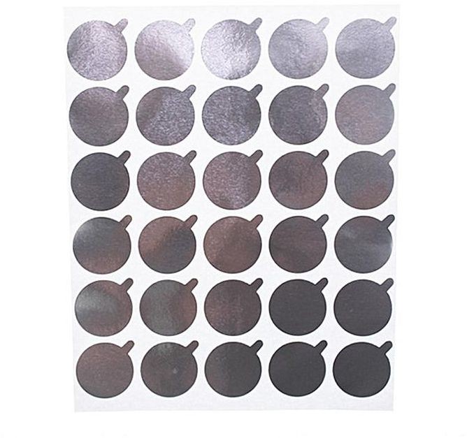 Aluminum stickers for the stone
