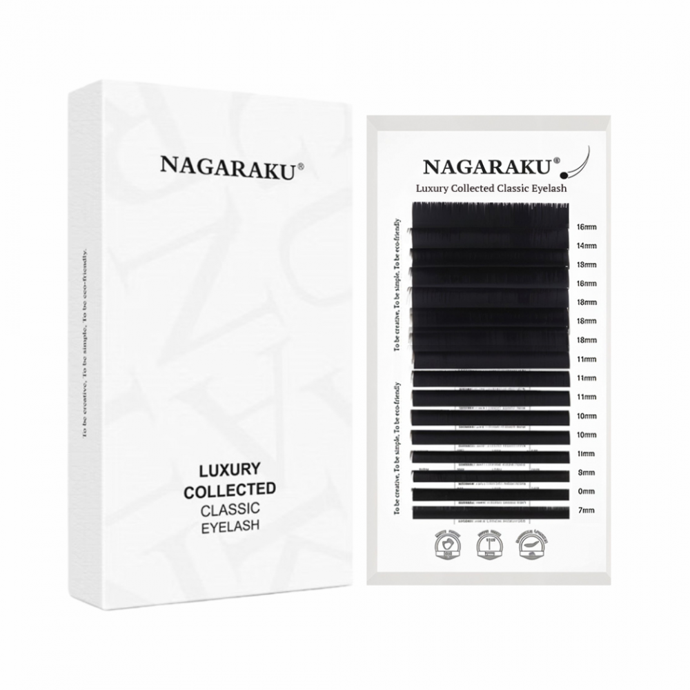 Nagaraku Luxury Collected Eyelash Extens Extensions - Curl Mix C