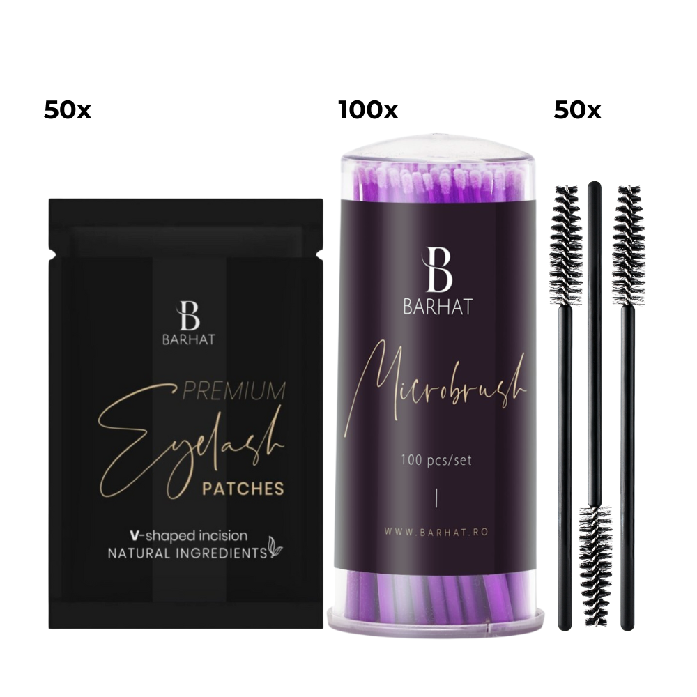 Kit 200 consumables for lash extensions