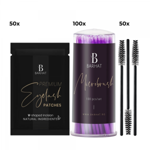 Kit 200 consumables for lash extensions